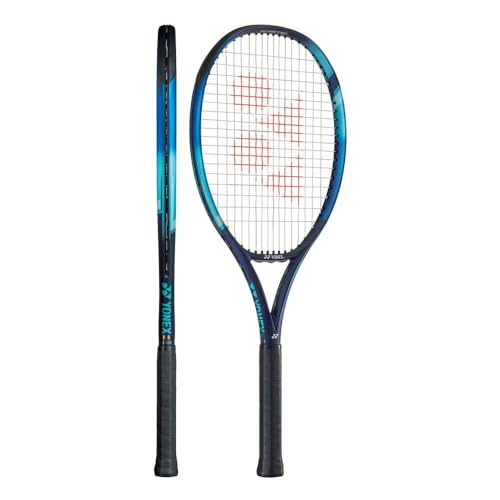 YONEX 22 Ezone Feel ungeseilte G Tennisschläger Wettkampfschläger Dunkelblau – Hellblau 1 von YONEX