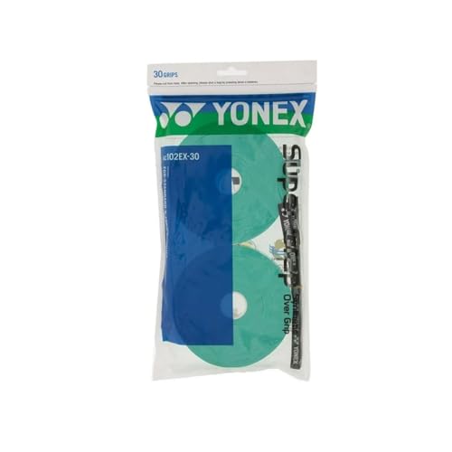 YONEX AC102EX-30 Super GRAP Rollschläger Overgrip (30 Wraps) (grün) von YONEX