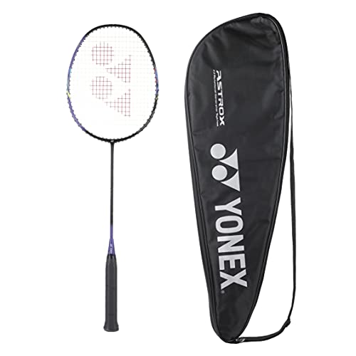 YONEX Graphit-Badmintonschläger Astrox Lite Serie, G4, 77 g, 13,6 kg Spannung - Astrox 01, Schwarz-Violett von YONEX