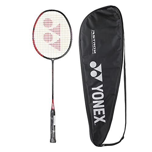 YONEX Graphit Badmintonschläger Smash (Black Flash Red, G4, 73 g, 12,7 kg Spannung) von YONEX