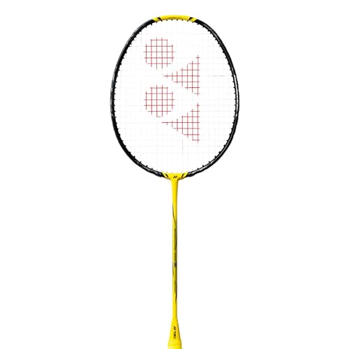 YONEX Nanoflare 1000 Z TOP-Badmintonracket 2023 grifflastig + extrem schnell mit EXBOLT 65 11kg besaitet + Racketbag (fullsize) von YONEX