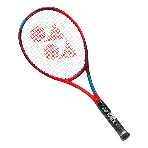 YONEX New Vcore 98 Tango Red Unbesaitet 305G Tennisschläger Turnierschläger Rot - Blau 2 von YONEX