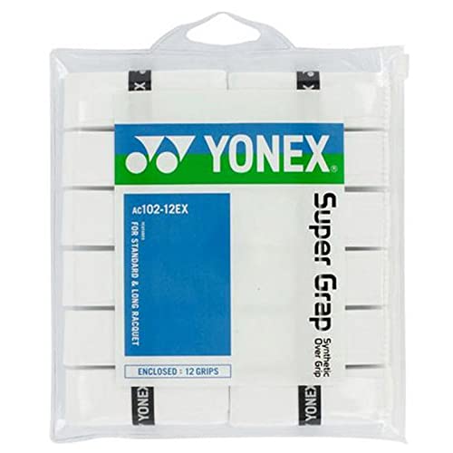 YONEX Super Grap, Weiß, 12er-Pack von YONEX