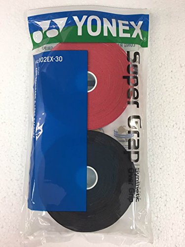 YONEX Super Grap 30er Schläger Griff, schwarz / rot von YONEX