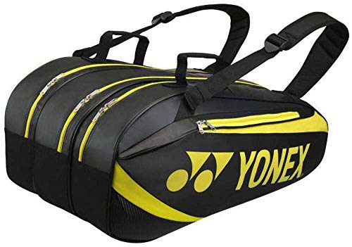 Yonex Thermobag 9er schwarz Lime Klassische Sporttaschen, 7-9 Tennisschläger von YONEX