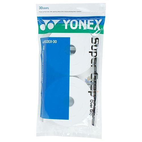 YONEX Unisex-Erwachsene AC102 Super GRAP 30er Pack weiß von YONEX