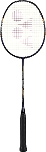 Yonex Arcsaber 71 Light Graphit Badminton Schläger mit gratis Vollabdeckung (77 Gramm, 13,6 kg Spannung) (71 Navy) von YONEX