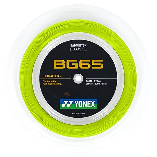 YONEX Gelb BG 65 200M, one Size von YONEX