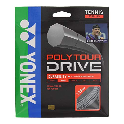 Yonex Poly Tour Drive 1.25mm 12m Saitenset schwarz von YONEX