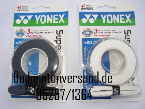 Yonex Super Grap 3 x White Griffbänder Overgrip von Yonex