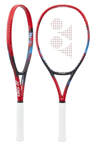 YONEX Vcore 100L (2023) Scarlet unbesaitet 280g Tennisschläger Rot - Blau Griffstärke 1 von YONEX