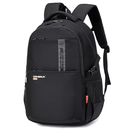 YOODI 55x35x25 KLM Air France Groß Handgepäck Flugzeug Reiserucksack 50L Carry On Luggage Nylon Wasserdicht Cabin Bag Laptop Rucksack 17 Zoll Travel Backpack fur Damen,Herren,Schule,Reisen von YOODI