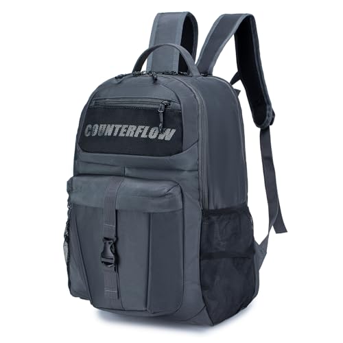 YOODI Handgepäck Rucksack Flugzeug easyJet 45x36x20 30L Oxford Wasserdicht Outdoor Reiserucksack Laptop Rucksack 15,6 Zoll Groß Schulrucksack Fur Damen, Herren, Arbeit, Schule, Reisen von YOODI