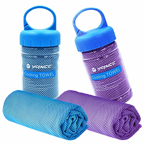 YQXCC Kühlendes Handtuch 120 x 30 cm Gym Mikrofaser Handtuch für Männer oder Frauen Eiskalte Handtücher für Yoga Gym Camping Golf Fußball & Outdoor Sport von YQXCC