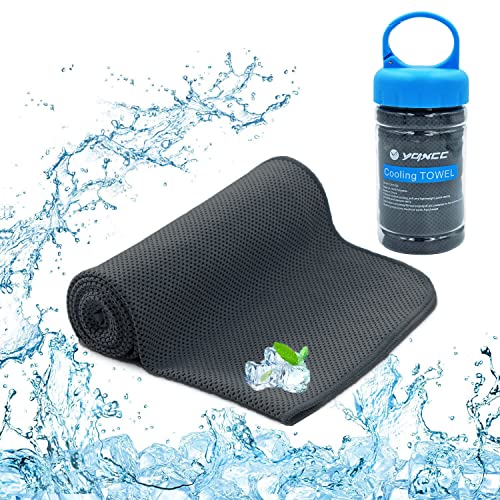 YQXCC Kühlendes Handtuch 120 x 30 cm Gym Mikrofaser Handtuch für Männer oder Frauen Eiskalte Handtücher für Yoga Gym Camping Golf Fußball & Outdoor Sport von YQXCC