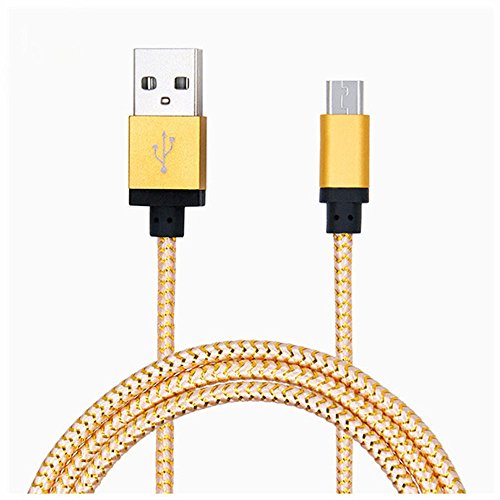 ¨¹berlegene ZRL Micro USB A zu USB 2.0 B geflochten schnell Daten Sync Kabel Ladekabel f¨¹r Samsung, LG, HTC, Motorola, Nokia, Android und mehr (1m / 3ft, 2m / 6ft, 3m / 10ft) von YSJJZRL