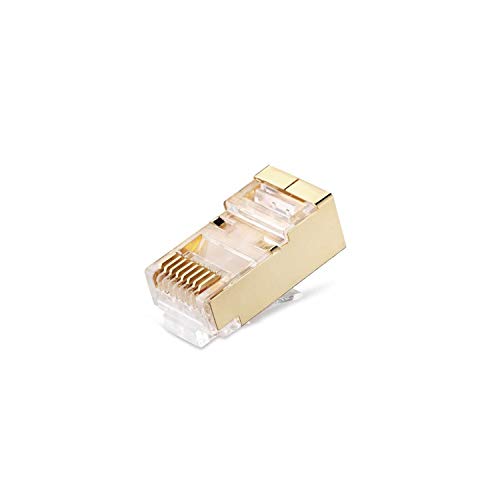 Superior ZRL® RJ45 CAT5 Crimp-Stecker vergoldete Kristall Stecker Ethernet Netzwerkkabel Stecker von YSJJZRL