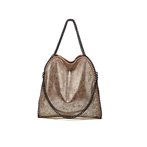 YSTP Kette Umhängetaschen für Damen Frauen Umhängetasche Kettentasche Taschen Casual Handtasche große Schultertasche (Rosa), HN13YO-0005 von YSTP