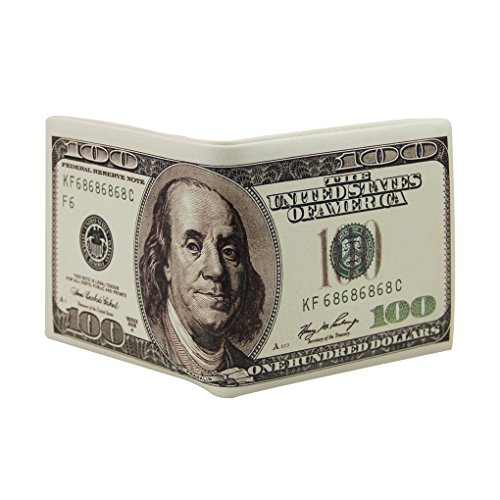 YSXY Vintage Geldbörse Portemonnaie Lederbörse Herren Damen Börse US-Dollar Stil Geldtbeutel Brieftasche Kreditkartenetui von YSXY