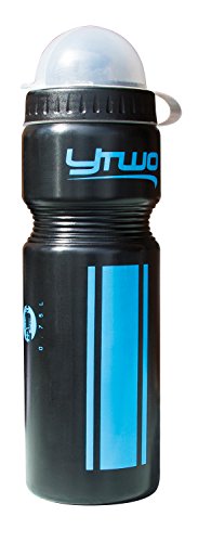 YTWO Goor 2 Trinkflasche Trinksystem Unisex Erwachsene, schwarz/blau von YTWO