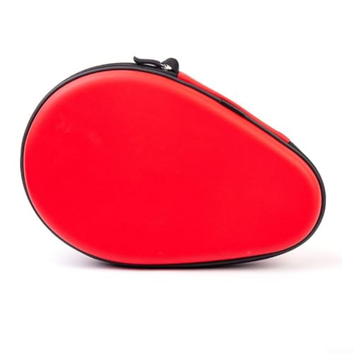 YUANGANG Tasche für Tischtennisschläger aus EVA, wasserdicht, 28 x 18 x 4 cm, Rot von YUANGANG