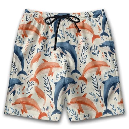 YUECIBAI Shorts Kurze Herren Hose 3D-Gedruckte Kurze Hosen Für Männer Kleidung Strands Horts Seetier Koffer Niedlicher Junge 5XL 27940 von YUECIBAI