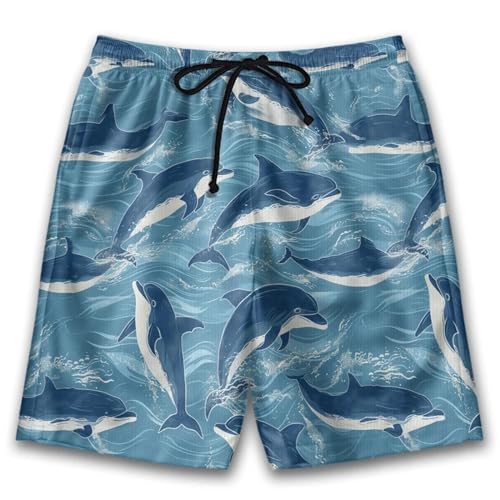YUECIBAI Shorts Kurze Herren Hose 3D-Gedruckte Kurze Hosen Für Männer Kleidung Strands Horts Seetier Stämme Niedlich Junge S 27944 von YUECIBAI