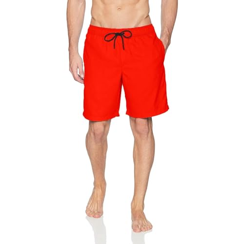 YUECIBAI Shorts Kurze Hose Strandbrett-Shorts Für Herren Badeanzüge Kurze Hosen Für Herren Sport Badeanzüge Volleyball Herren Unterwäsche Bademode Shorts XXL Orange von YUECIBAI
