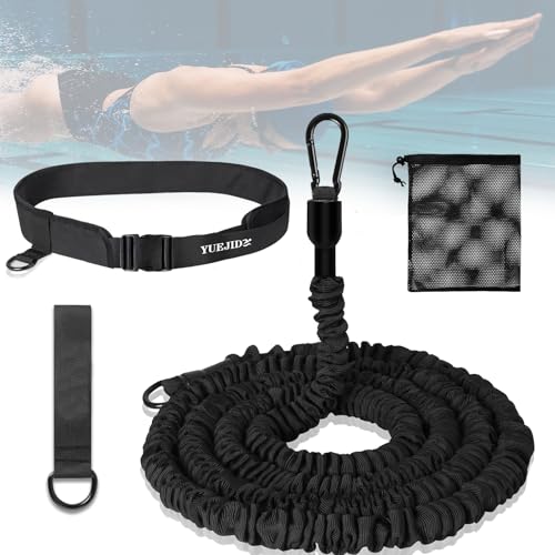 Pool Schwimmgurt für Kinder Erwachsene,4-7.5M Schwimmtrainer Schwimmseil mit Einstellbare Schwimmwiderstand Gürtel,Increases Strength and Endurance perfekte Alternative zur Gegenstromanlage von YUEJIDZ