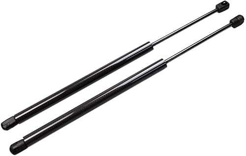 YUERBNC 2 Stück Schwarze Gasdruckfedern hinten aus Kohlefaser für Benz Classe C Wagon (S202) 1996-2001 (OEM-2029800364)-48.5cm Stoßdämpfer für die Kofferraumstütze der Heckklappe von YUERBNC