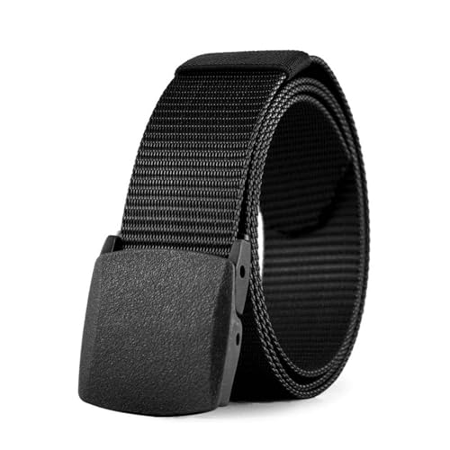 YUEZHAN Gürtel Outdoor-Gürtel Aus Nylon Für Herren Und Damen Atmungsaktiver Canvas-Gürtel Mit Kunststoffschnalle 1 von YUEZHAN