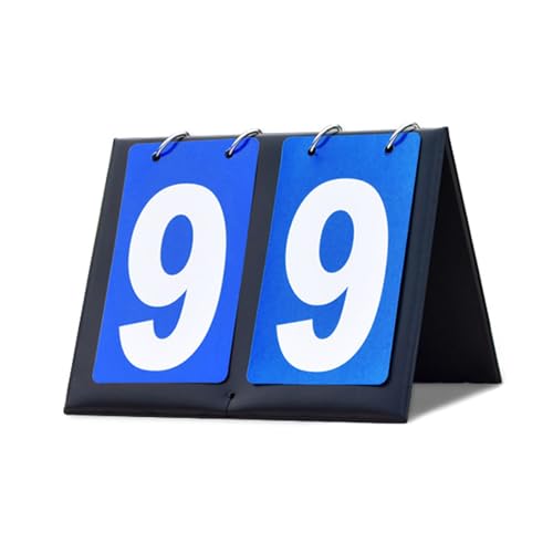 YUGSHNKFC Tabletop Scoreboard Portable Tabletop Scoreboard Flippers MultiSport Score Flipping Scoreboard Easily Flipping Scoreboard Keeper Tabletop Scoreboard Flippers MultiSport Score Scoreboard von YUGSHNKFC