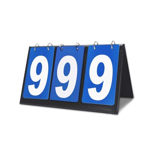 YUGSHNKFC Tabletop Scoreboard Portable Tabletop Scoreboard Flippers MultiSport Score Flipping Scoreboard Easily Flipping Scoreboard Keeper Tabletop Scoreboard Flippers MultiSport Score Scoreboard von YUGSHNKFC