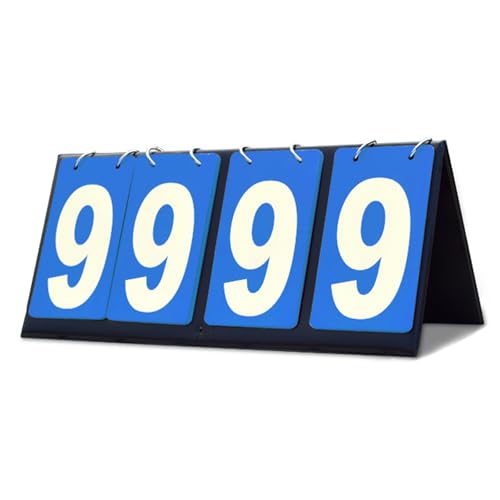 YUGSHNKFC Tabletop Scoreboard Portable Tabletop Scoreboard Flippers MultiSport Score Flipping Scoreboard Easily Flipping Scoreboard Keeper Tabletop Scoreboard Flippers MultiSport Score Scoreboard von YUGSHNKFC