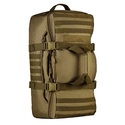 YuHan Rucksack im Militär-/Armee-Stil für Trekking, Wandern, mit Molle-System, 60 l Füllmenge, grün von YUHAN