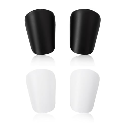 4 Stück Schienbeinschoner, Kleine Schienbeinschoner, Mini Schienbeinschoner Fußball, Kleine Schienbeinschoner Schutzausrüstung, Shin Pads, Schutzausrüstung für Männer, Frauen, Kinder von YULIAO