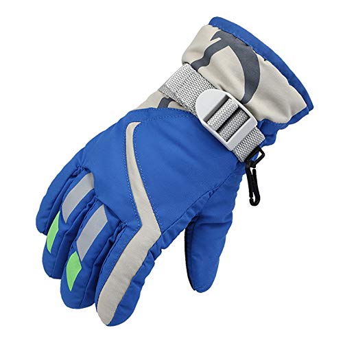 Handschuhe Wasserdicht Kinder, Winter Schneehandschuhe, Skihandschuhe für 3-16 Jahre Mädchen, Warm Fleece Unisex Winterhandschuhe, Wintersport Handschuhe Winddicht, Fahrradhandschuhe Skifahren von YULONGESS