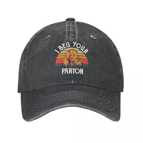 YUONME Baseballmütze Vintage Dolly Parton Country Music Baseballkappen für Männer Frauen Distressed Washed Snapback Cap Outdoor Workouts Caps Hut Geschenk von YUONME