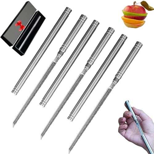 Mehrzweck-Obstmesser Für Den Außenbereich Mit Scheide, Tragbares Mehrzweck-Obstmesser Mit Scheide, Mini-Stick-Messer, Tragbares Outdoor-Messer Mit Scheide (3pcs) von YUlLAN