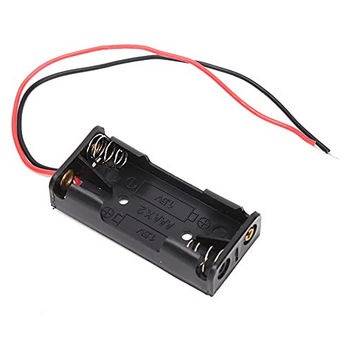 10 Stück Batteriehalter AAA Batteriegehäuse Box Batteriegehäuse mit Kabel (2 Knoten) von YWBL-WH
