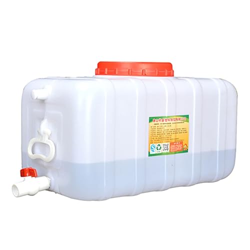 YXCUIDP Tragbarer Wasserbehälter Lebensmittelechtem Kunststoff,Wasserhahn-Tankbehälter,Aufbewahrung Von Trinkflaschen, Wasserspeicherwürfel, Großes Fassungsvermögen, Camping-Wasserspeichertank (Size von YXCUIDP