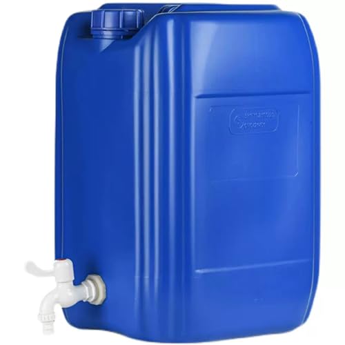 YXCUIDP Verdickter Wasserspeichereimer Kunststoff mit Wasserhahn, 10L/20L/25L/30L Wassertank Lebensmittelqualität,Haushaltswassertank for Den Außenbereich Im Auto (Color : Blue, Size : 10L) von YXCUIDP