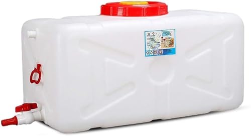 YXCUIDP Wasserspeicher-Eimer-Flasche Kunststoff-Wasserbehälter Camping-Wasserspeicher-Trägerkrug, Tragbarer Wassereimer for Outdoor-Wanderungen, Hurrikan-Notfälle (Color : 300L) von YXCUIDP