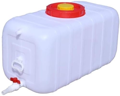 YXCUIDP Wasserspeicher Kunststoff-Wasserbehälter mit Großem Fassungsvermögen Tragbarer Wasserspeichereimer for Außenbereich Mit Wasserhahn, for Camping Im Freien (Size : 75L) von YXCUIDP