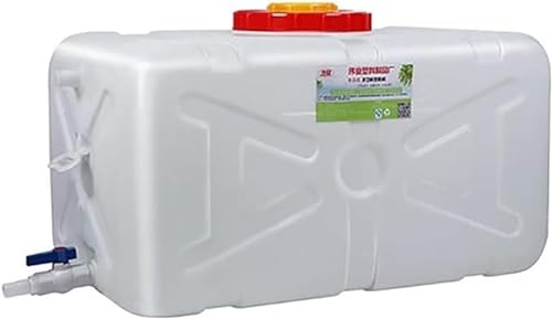 YXCUIDP Wasservorratsbehälter Outdoor-Reiseeimer Tragbarer Auto-Wassertank Wohnwagen, Camping, Wandern, Wasserflasche (Color : White, Size : 100L) von YXCUIDP