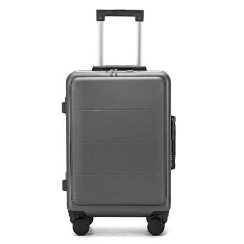YXHYYDP 24-Zoll-Hartschalenkoffer, Handgepäck, Leichter, robuster Trolley-Koffer mit TSA-Schloss, Schwenkrädern, für den Freizeit-/Geschäftsgebrauch (Dark Gray) von YXHYYDP