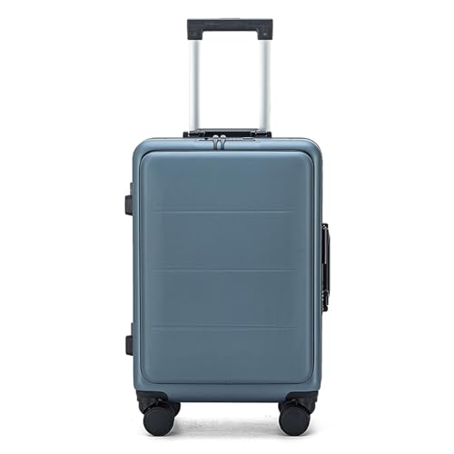YXHYYDP 24-Zoll-Hartschalenkoffer, Handgepäck, Leichter, robuster Trolley-Koffer mit TSA-Schloss, Schwenkrädern, für den Freizeit-/Geschäftsgebrauch (Ice Blue) von YXHYYDP