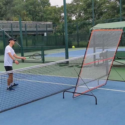 2,0 x 1,8 m großes Tennisbrett, verstellbares Rebound-Netz für Grundschläge und Volleys | Tenniswand-Übung, geeignet für Training und Übung im Tennis und verschiedenen Schlägersportarten von YXJPP