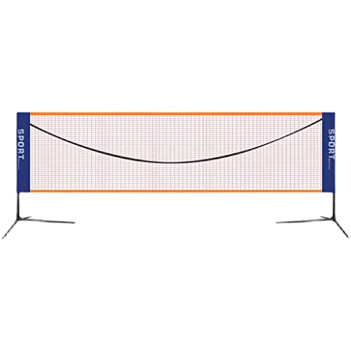 Tragbarer Badminton-Netzständer für den Außenbereich, einfach zusammenklappbarer Standard-Netzpfosten, Heim-Volleyball-Rack von YXJPP