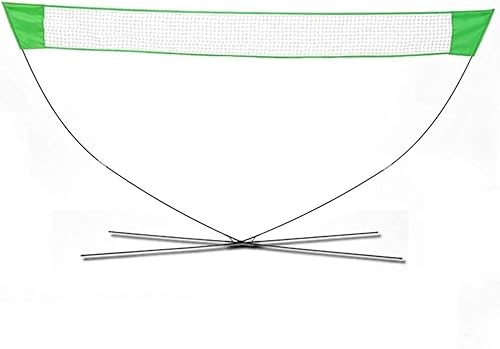 Tragbares Badminton-Netzset, einfacher Abnehmbarer Badminton-Volleyball-Netzrahmen, einfache Installation, Outdoor-Hinterhof-Ständer, Trainingsspielort von YXJPP